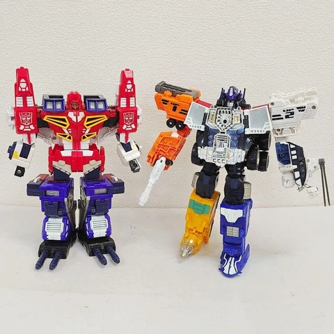 Transformers Super Link Wing Saber Grand Convoy Megazord Takara Used From Japan Cover