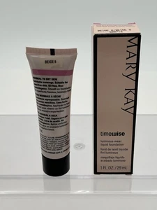 Mary Kay Timewise 038712 Luminous Wear Liquid Foundation Beige 8 New In Box - Picture 1 of 5