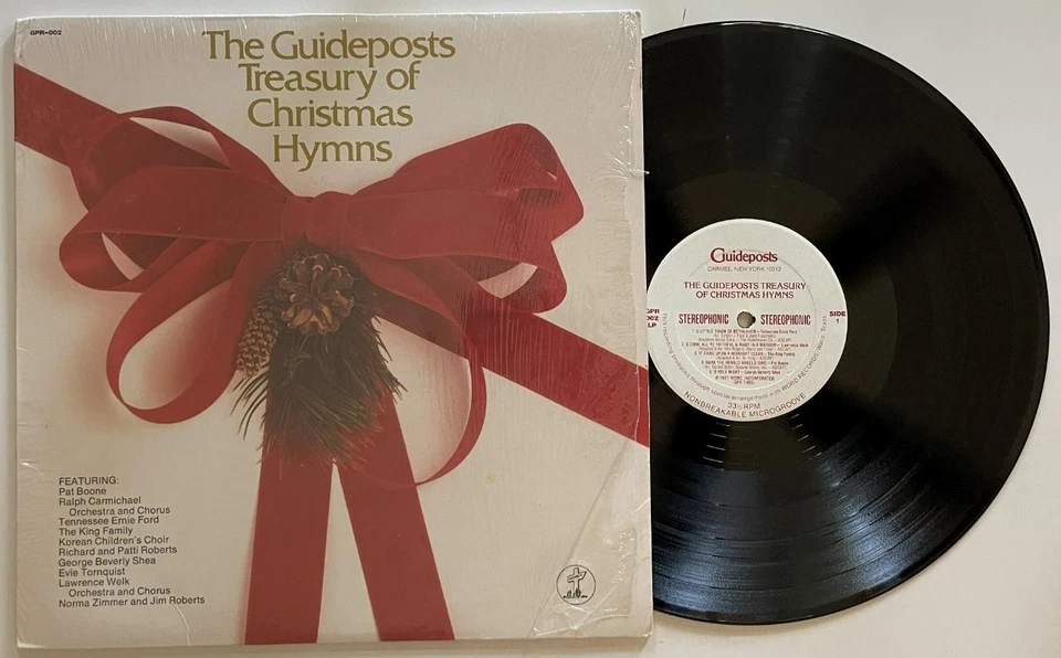 The Guideposts Treasury of Christmas Hymns LP EX (1977) Pat Boone Lawrence Welk Foto 1 de 3