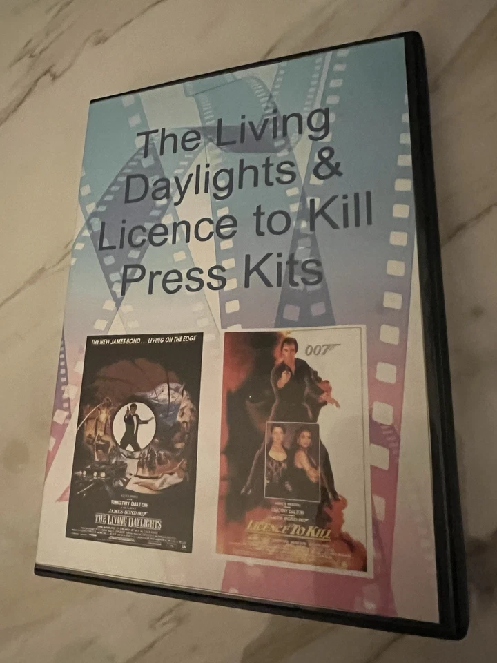 James Bond Licence To Kill & The Living Daylights Electronic Press Kits DVD - Image 1 of 4
