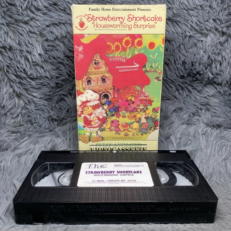 Strawberry Shortcake Housewarming Surprise VHS Tape 1987 FHE Animated Kids Movie - Image 1 of 4