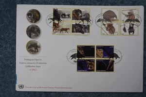 2013 Endangered Species Large Form FDC - Combo - Picture 1 of 1