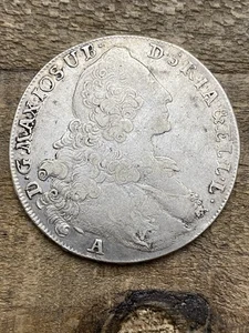 Bavaria Thaler 1770 German States Maximilian III Large Silver Coin KM234.1 - Picture 1 of 3