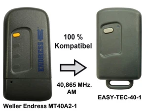 Ersatz Handsender für 1 Kanal 40,685 MHz. MT40A2-1 Weller OBI Praktiker Hellwig - Bild 1 von 3