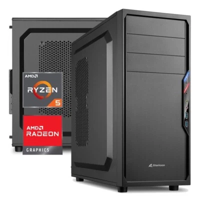 PC Computer AMD RYZEN 5 9600X 5,40 Ghz - Ram 32 GB DDR5 - USB 3.2 - Card reader - Immagine 1 di 3