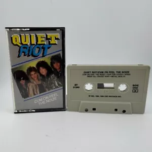 QUIET RIOT CUM ON FEEL THE NOIZE Cassette Tape 1989 Compilation Heavy Metal Rare - Picture 1 of 3