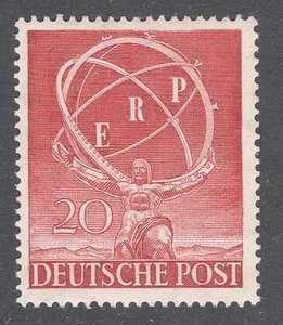 GERMANY, BERLIN STAMP #9N68 — RECOVERY PLAN — 1950 -- MINT - Picture 1 of 2