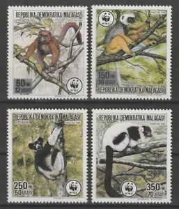 MADAGASKAR 1988 WWF SG 671/674 MNH - Bild 1 von 1
