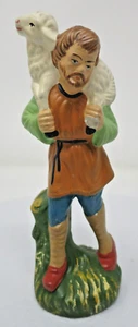 Figuras Belén Pastor Vintage 5.25" Papel Maché Japón Repuesto - Imagen 1 de 8