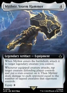 MTG - (Extended Art) MJÖLNIR, STORM HAMMER - Assassin's Creed (R) - Foto 1 di 1