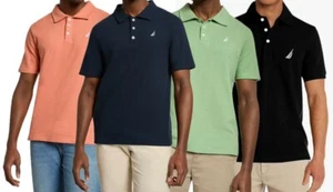 Nautica Men's Torres Polo Shirt Classic 100% Cotton Tee Collared Top New S-4XL - Picture 1 of 11