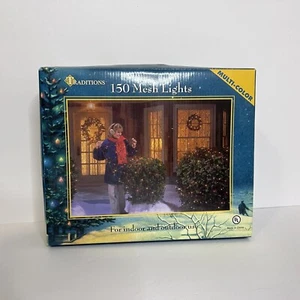 Brilliance Christmas 150 Mesh Light Add A Set Indoor Outdoor Multi - Color NEW - Picture 1 of 5