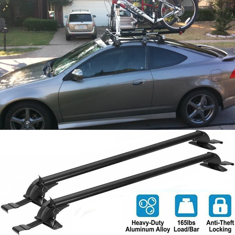 For Acura RSX 2002-06 41.3" Car Top Roof Rack Cross Bar Luggage Carrier Aluminum - Imagem 1 de 4