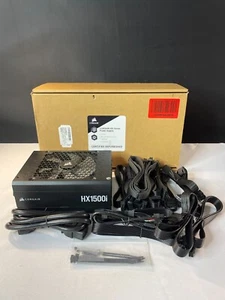 Corsair HX1500i czarny w pełni modułowy zasilacz 1500 W ultra niski poziom hałasu - Zdjęcie 1 z 12