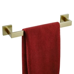 Brushed Gold 24-inch 24" Towel Bar Rack Holder Rail - Picture 1 of 3