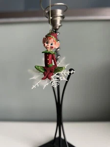 Lovely Katherine’s Collection Christmas Tree Ornament Pixie on A Snowflake - Picture 1 of 3