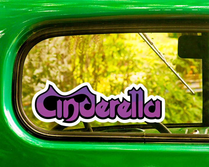 THE DECAL AND STICKER MAFIA 2 CINDERELLA BAND DECALs Sticker Bogo For Car Window Bumper Laptop Free Shipping