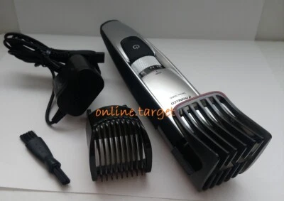 Cortadora de pelo/barba Norelco longitud ajustable inalámbrica negra/plateada Foto 1 de 4