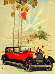 Jupp Wiertz Werbung Reklame Plakat Auto Oldtimer Sommer Urlaub Reisen Mode 20er - Bild 1 von 1