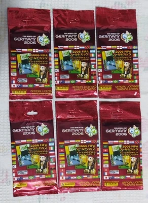 PANINI 2006 ЧЕМПИОНАТ МИРА ПО ФУТБОЛУ КОЛЛЕКЦИОННАЯ КАРТОЧКА В ЗАВОДСКОЙ УПАКОВКЕ 6 УПАКОВОК ЯПОНСКАЯ ВЕРСИЯ - Изображение 1 из 4