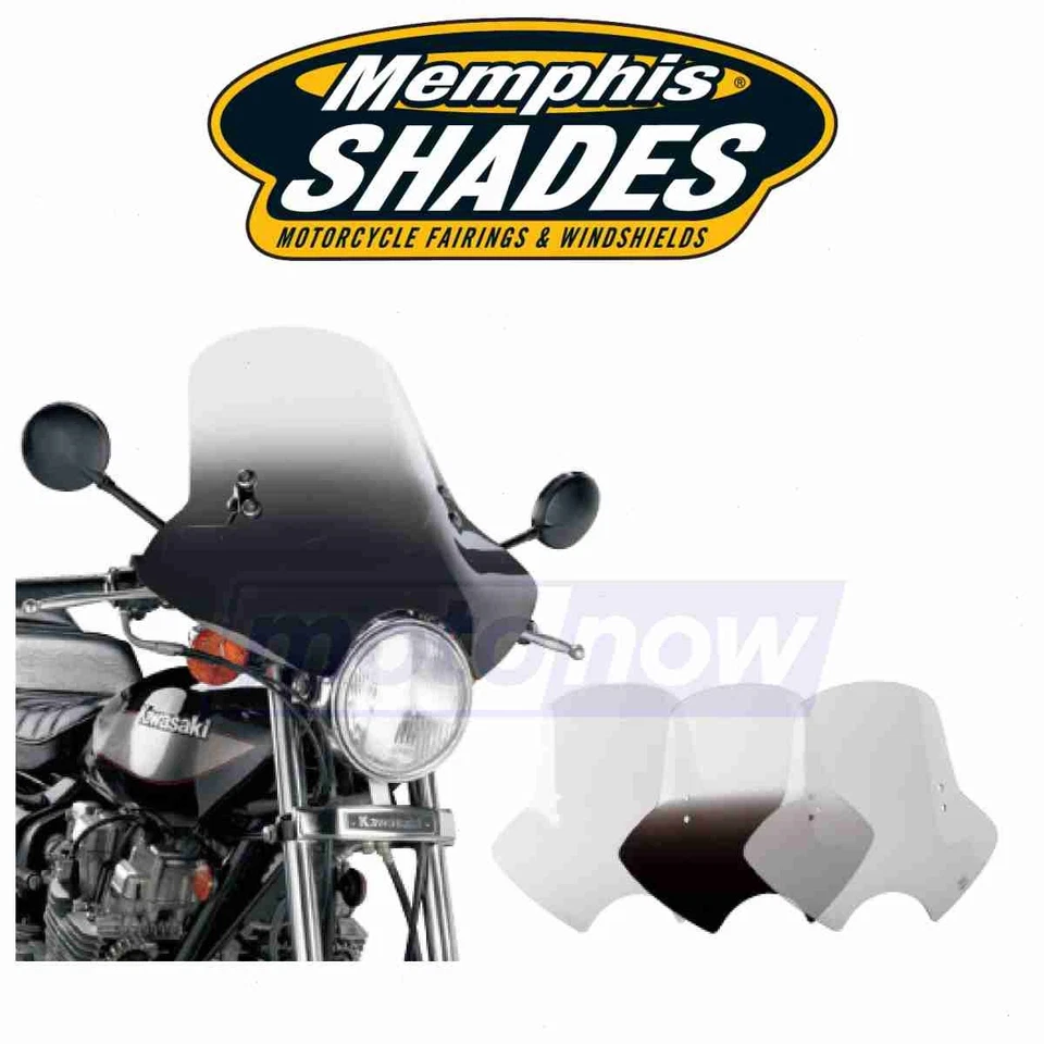 Memphis Shades Demon Bar Mount Windshield for 2000-2001 Victory V92SC Sport ql Foto 1 de 4