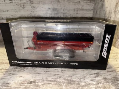 1/64 Brent Avalanche 2098 Grain Cart with Equalizer Tracks, Red  Spec-Cast - Image 1 of 4