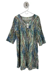 Soft Surroundings New Positano Dress 100% Cotton - Picture 1 of 9