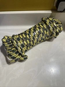 1/2 Zoll x 50 Fuß Polyseil Polypropylen geflochten 244 Pfund Last 1/2 Zoll Durchmesser 50 Fuß Länge - Bild 1 von 3