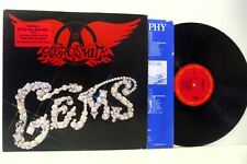 AEROSMITH gems LP EX/VG+, 44487, vinyl, album, compilation, with inner, US, 1988