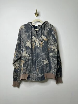 Chaqueta de Caza Camuflada Cremallera Completa Roble Mossy Años 90 De Colección Para Hombre 2XL Foto 1 de 4