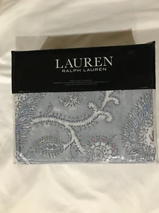 Ralph Lauren Karina Paisley King Duvet Cover Set 2 Shams Light Blue Multi. - Picture 1 of 5
