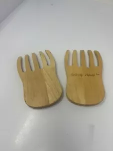 Grizzly Paws Holz Salat & Pasta Servierkrallen, Servieren Küchenwerkzeug - Bild 1 von 2