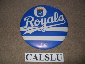 VINTAGE 1979 - 1985 KANSAS CITY ROYALS ☆RARE☆ 6" MLB BASEBALL PIN BUTTON - Picture 1 of 1