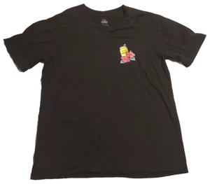 Milton Mango Men's Extra Large Front and Big Back Graphic Print T-shirt Black - Picture 1 of 7