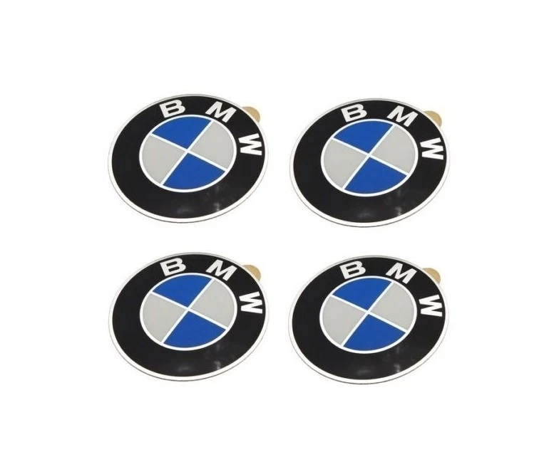Genuine NEW Set Of 4 Emblems Wheel Center Cap 58mm for BMW E30 E34 E36 E39 - image 1 of 1