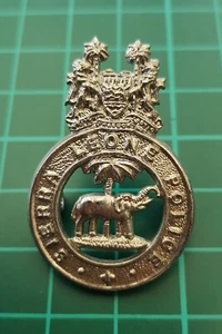 Sierra Leone Police Cap Badge BB-301 - Foto 1 di 2