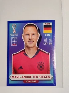 Panini FIFA World Cup Qatar 2022 Sticker blau Marc-Andre Ter Stegen #GER4 - Bild 1 von 2