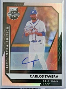 2021 Panini Elite Extra Edition Carlos Tavera Auto - Picture 1 of 4