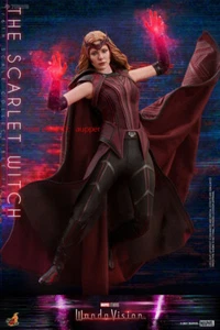 Modellino Hottoys 1/6 Tms036 La Strega Scarlatta Wandavision 28 cm Nuovo Giocattoli - Foto 1 di 11