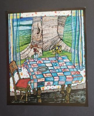 Friedensreich Hundertwasser "Island Of Lost Desire" Mounted Offset Litho 1978 — 第 1/3 张图片