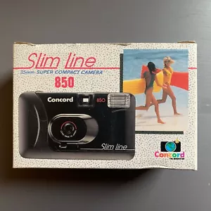 NEW -Concord 850 Slim Line Compact Point and Shoot 35mm Film Camera Japan - BNIB - Picture 1 of 15