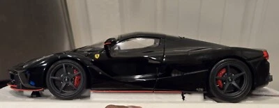 VERY RARE 1/18 BBR Ferrari LaFerrari Felipe Massa Nero/Red Diecast With Openings - Image 1 of 4