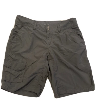 Pantalones Cortos Columbia Omni Tono Verde Oliva Pesca Senderismo Mujer Talla 2 Foto 1 de 4