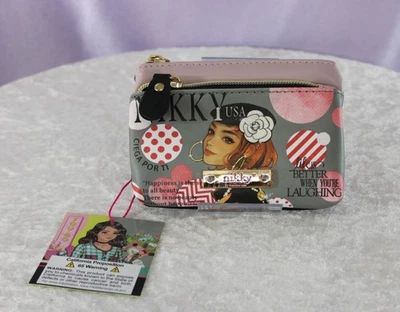 Nikky por Nicole Lee Ciega Por Ti Mini Cremallera Cartera Monedero Multicolor Foto 1 de 4