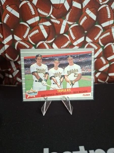 1989 Fleer Super Star Specials Mark McGwire, Jose Canseco, Terry Steinbach (A'S) - Picture 1 of 2