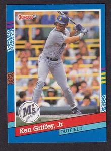 1991 Donruss baseball card #77 Seattle Mariners Ken Griffey Jr - Picture 1 of 2