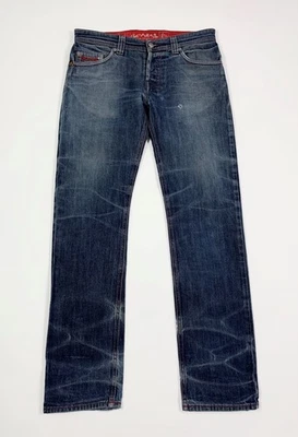 Money cuba pesos jeans uomo usato W30 tg 44 slim denim destroyed boyfriend T6786 - Immagine 1 di 4