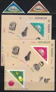 Panama 1965 MNH Mi 812-823+Blocks 34,35 Sc 460-460E,460Ef Atomic Power-Space ** - Picture 1 of 7