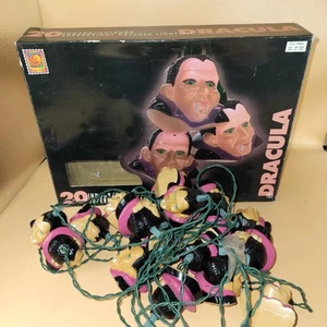 Vintage 1995 Dracula Indoor/outdoor Lights Tested And Works - Picture 1 of 7