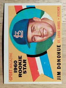 1960 Topps #124 Jim Donohue RS RC (VG) - Picture 1 of 2